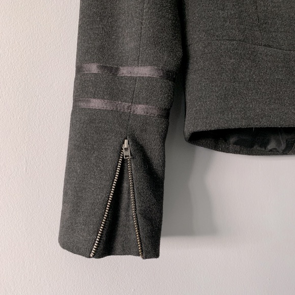 Anine Bing Crop Military Style Wool Jacket XS - Picture 11 of 13